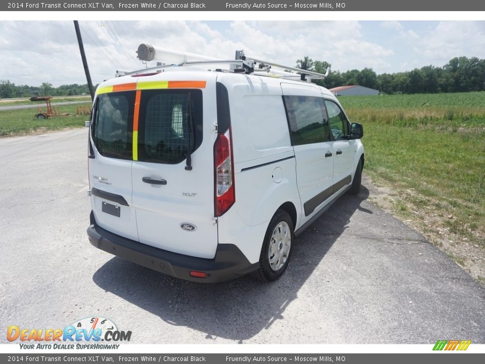 2014 Ford Transit Connect XLT Van Frozen White / Charcoal Black Photo #21