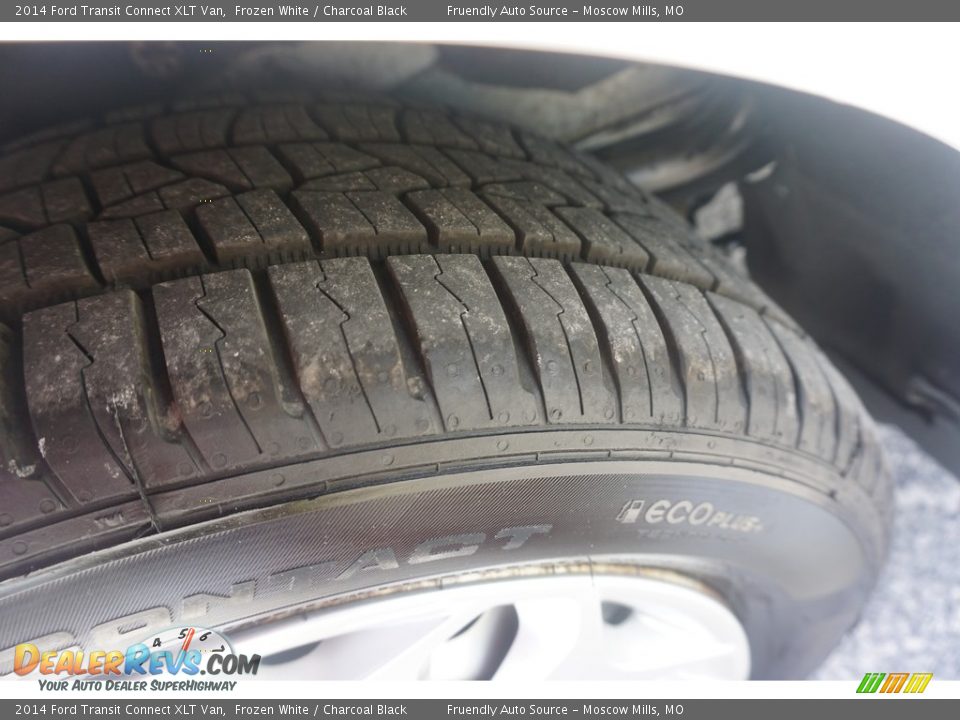 2014 Ford Transit Connect XLT Van Frozen White / Charcoal Black Photo #23