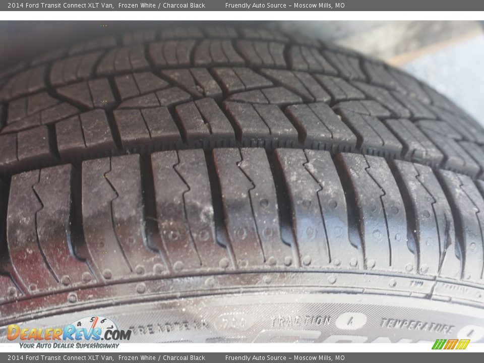 2014 Ford Transit Connect XLT Van Frozen White / Charcoal Black Photo #24