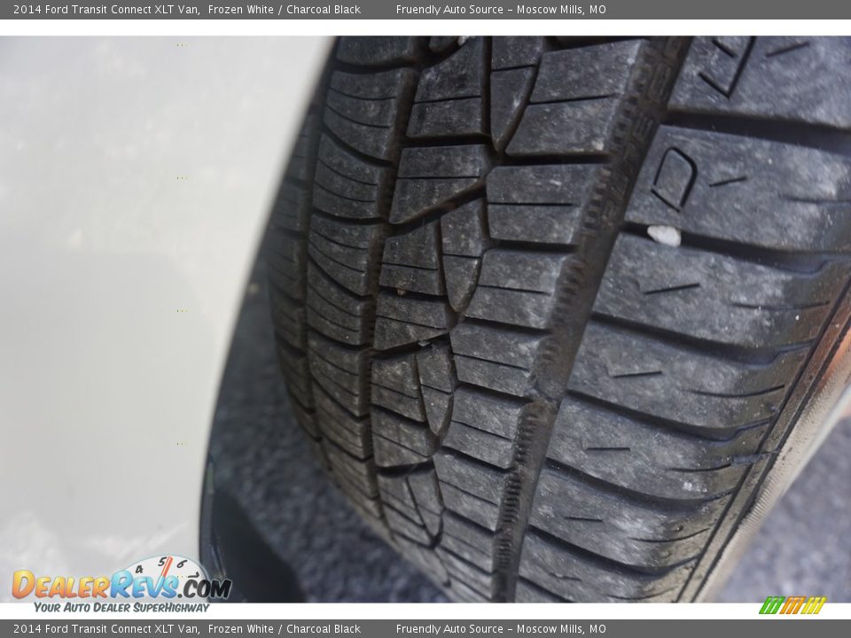 2014 Ford Transit Connect XLT Van Frozen White / Charcoal Black Photo #25