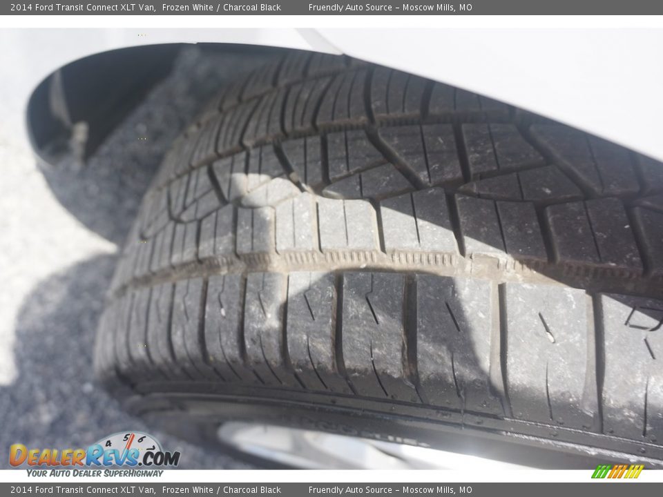 2014 Ford Transit Connect XLT Van Frozen White / Charcoal Black Photo #26