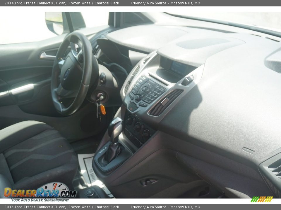 2014 Ford Transit Connect XLT Van Frozen White / Charcoal Black Photo #28
