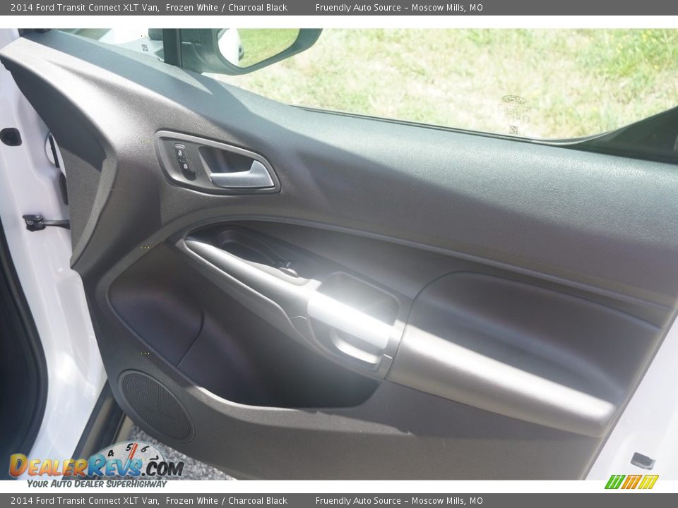 2014 Ford Transit Connect XLT Van Frozen White / Charcoal Black Photo #29
