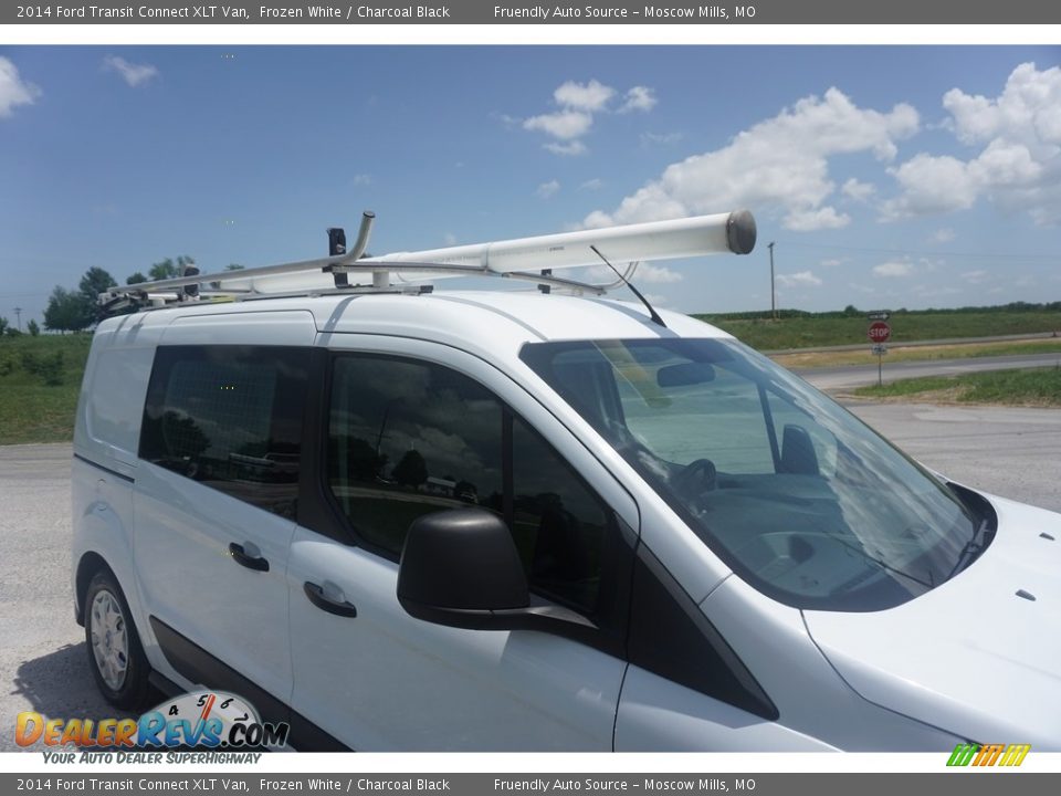 2014 Ford Transit Connect XLT Van Frozen White / Charcoal Black Photo #30