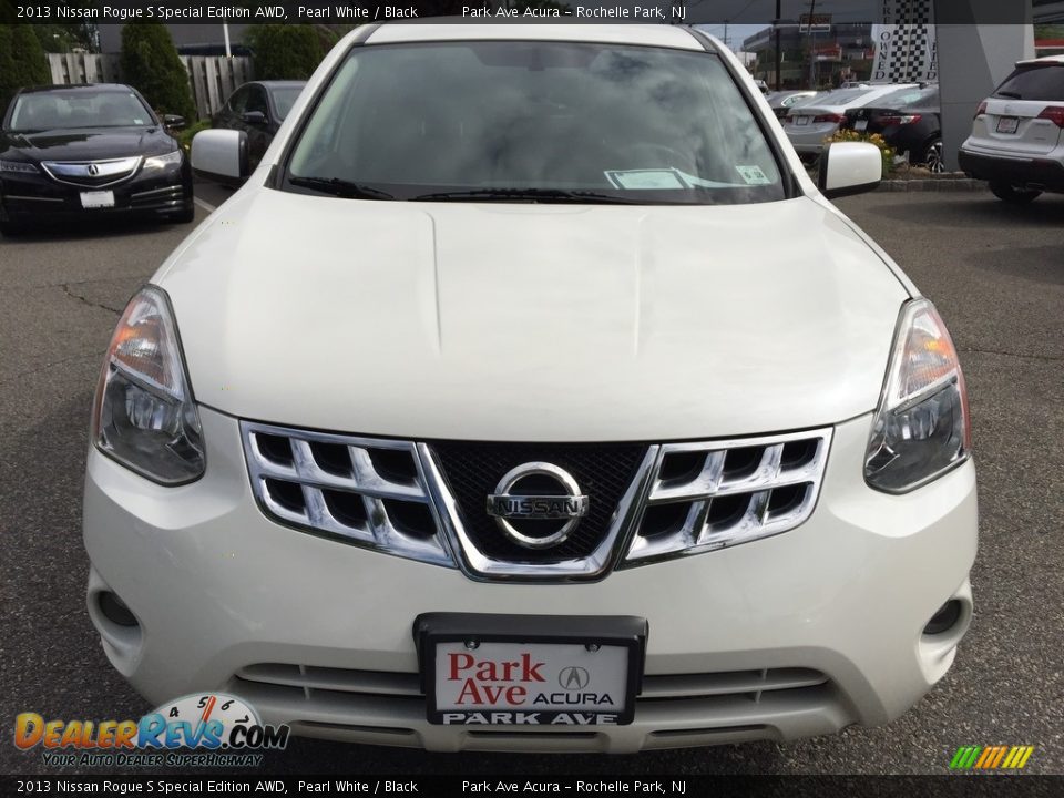 2013 Nissan Rogue S Special Edition AWD Pearl White / Black Photo #8