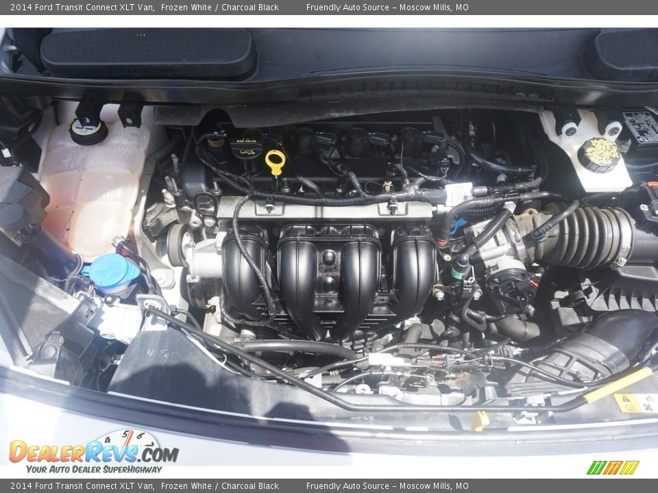 2014 Ford Transit Connect XLT Van Frozen White / Charcoal Black Photo #34