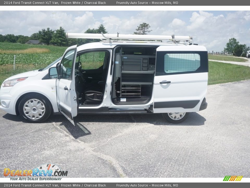 2014 Ford Transit Connect XLT Van Frozen White / Charcoal Black Photo #36