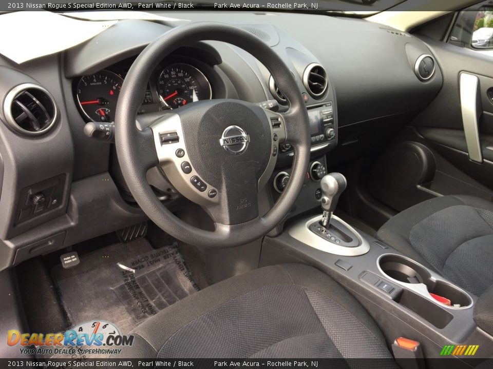 2013 Nissan Rogue S Special Edition AWD Pearl White / Black Photo #12