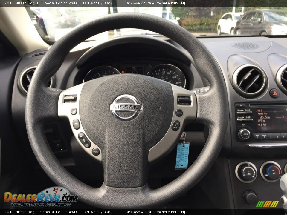 2013 Nissan Rogue S Special Edition AWD Pearl White / Black Photo #16