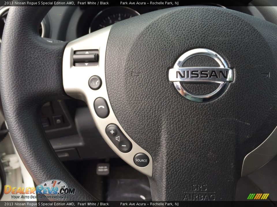2013 Nissan Rogue S Special Edition AWD Pearl White / Black Photo #17