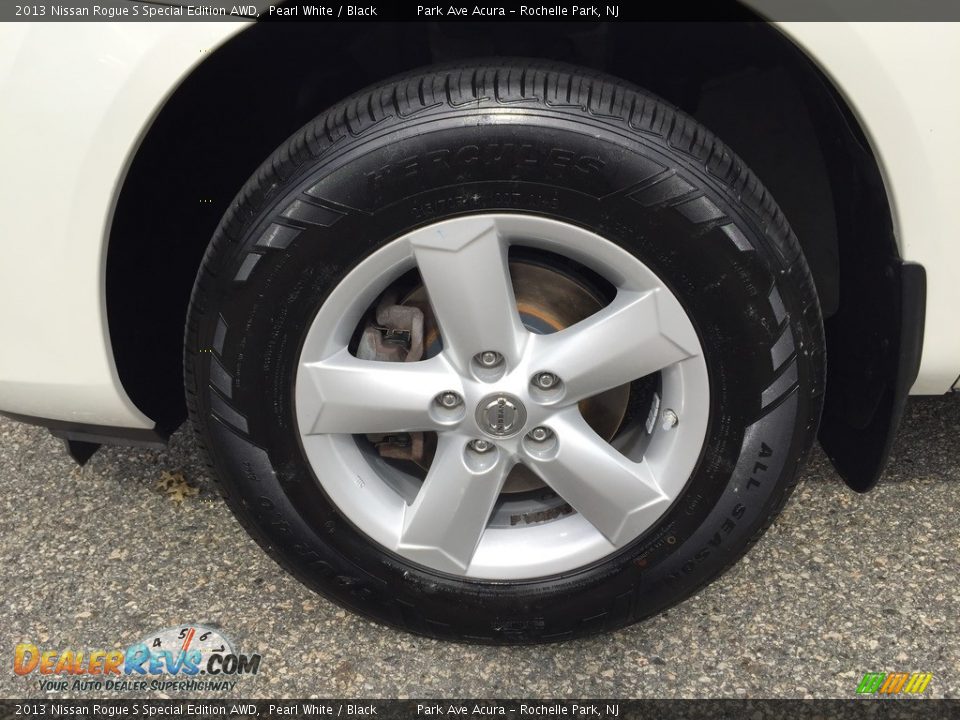 2013 Nissan Rogue S Special Edition AWD Pearl White / Black Photo #28