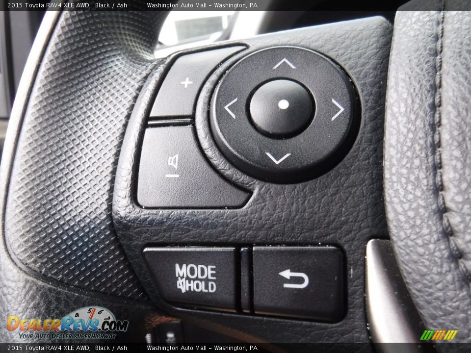 2015 Toyota RAV4 XLE AWD Black / Ash Photo #19