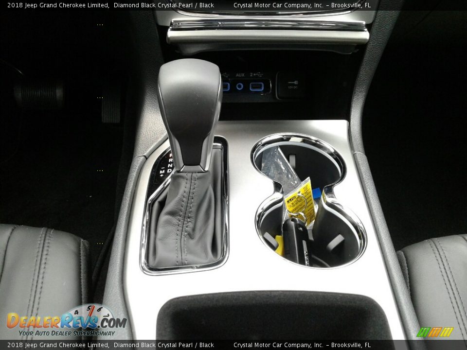 2018 Jeep Grand Cherokee Limited Diamond Black Crystal Pearl / Black Photo #16
