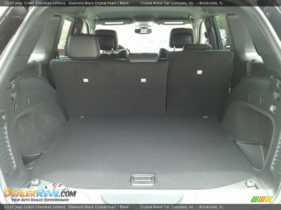 2018 Jeep Grand Cherokee Limited Diamond Black Crystal Pearl / Black Photo #19