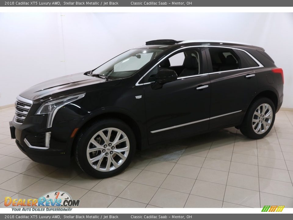 2018 Cadillac XT5 Luxury AWD Stellar Black Metallic / Jet Black Photo #3