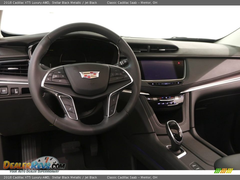 2018 Cadillac XT5 Luxury AWD Stellar Black Metallic / Jet Black Photo #6