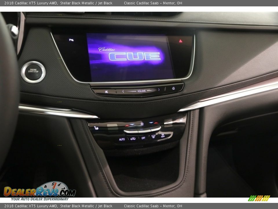 2018 Cadillac XT5 Luxury AWD Stellar Black Metallic / Jet Black Photo #9