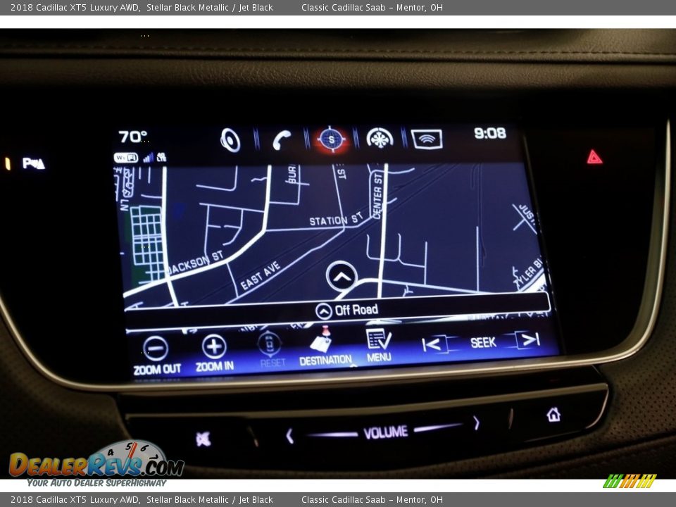 2018 Cadillac XT5 Luxury AWD Stellar Black Metallic / Jet Black Photo #11