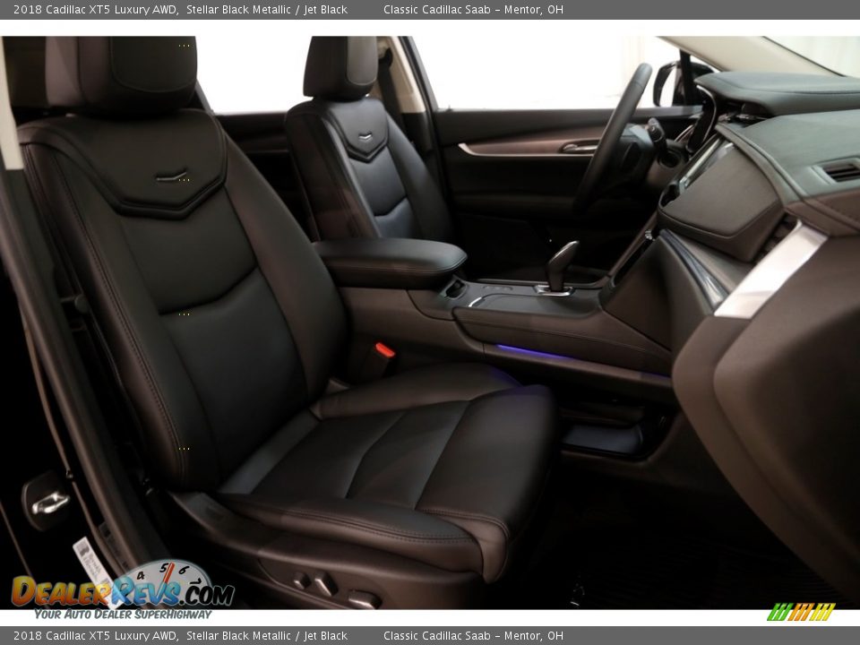 2018 Cadillac XT5 Luxury AWD Stellar Black Metallic / Jet Black Photo #16