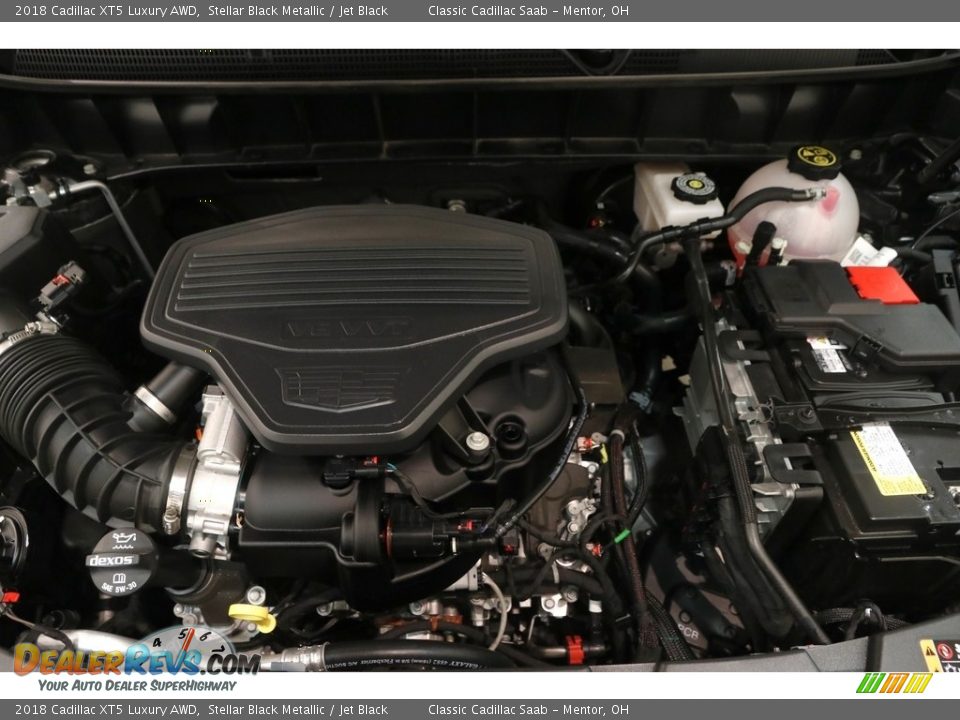2018 Cadillac XT5 Luxury AWD Stellar Black Metallic / Jet Black Photo #21
