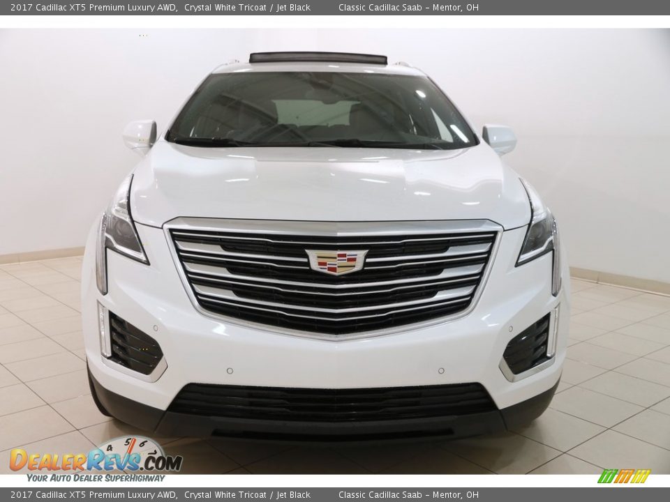 2017 Cadillac XT5 Premium Luxury AWD Crystal White Tricoat / Jet Black Photo #2