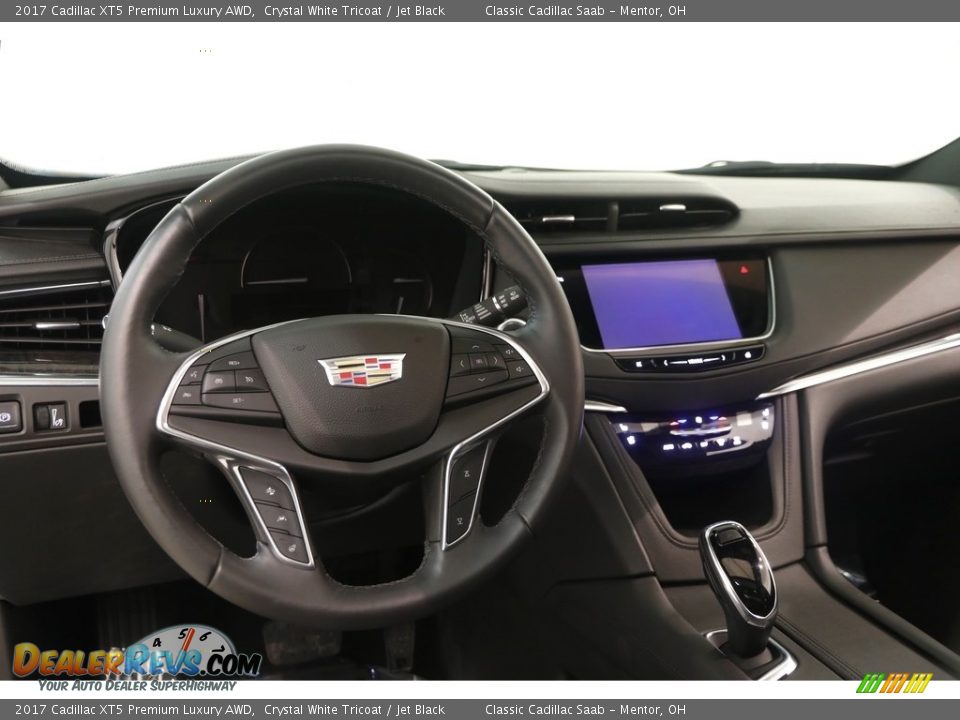 2017 Cadillac XT5 Premium Luxury AWD Crystal White Tricoat / Jet Black Photo #6