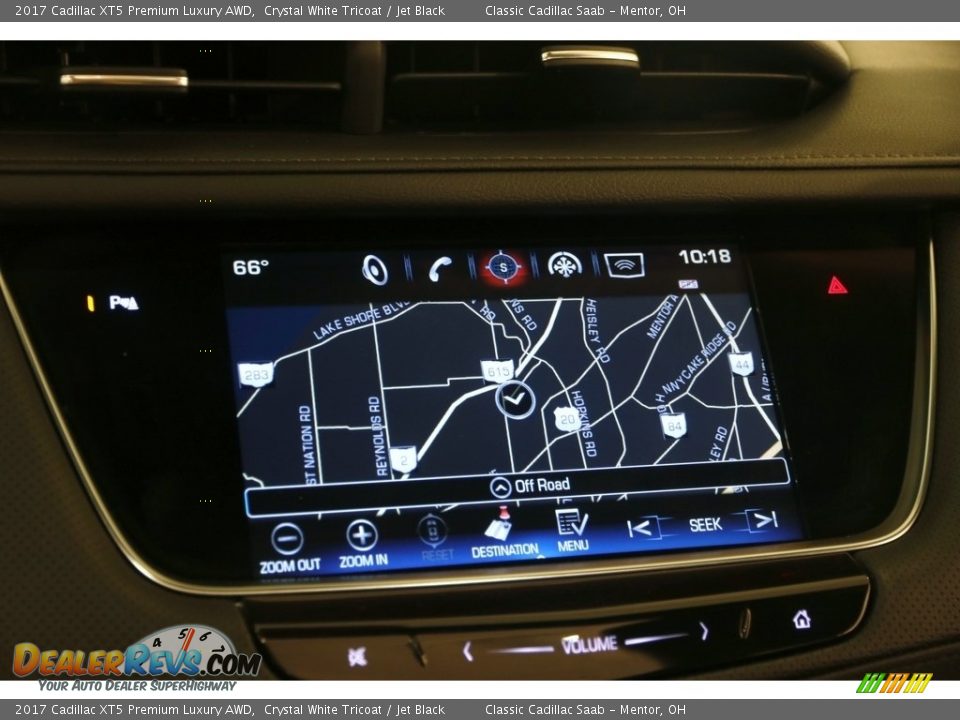 2017 Cadillac XT5 Premium Luxury AWD Crystal White Tricoat / Jet Black Photo #13
