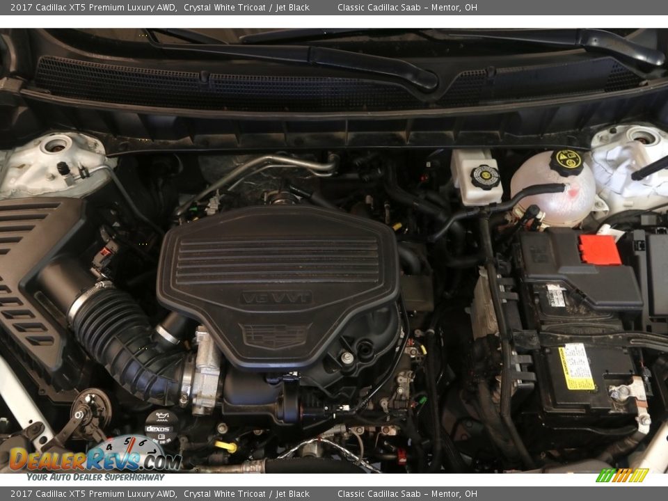 2017 Cadillac XT5 Premium Luxury AWD Crystal White Tricoat / Jet Black Photo #20