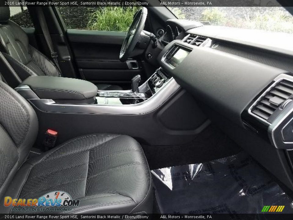 2016 Land Rover Range Rover Sport HSE Santorini Black Metallic / Ebony/Ebony Photo #3