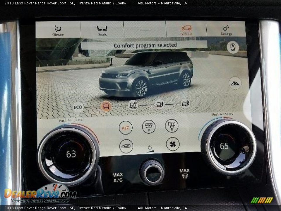 Controls of 2018 Land Rover Range Rover Sport HSE Photo #13