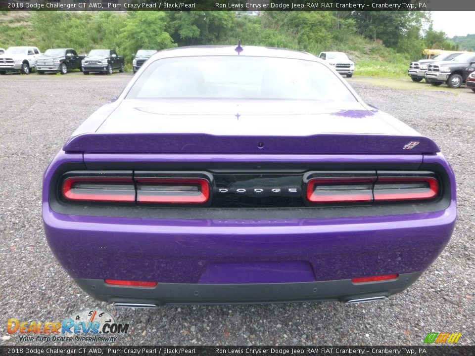 2018 Dodge Challenger GT AWD Plum Crazy Pearl / Black/Pearl Photo #4