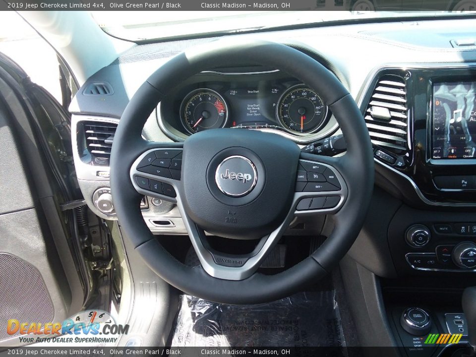 2019 Jeep Cherokee Limited 4x4 Olive Green Pearl / Black Photo #5