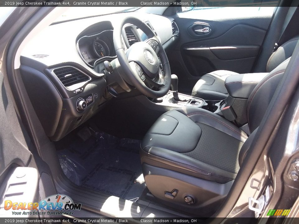 2019 Jeep Cherokee Trailhawk 4x4 Granite Crystal Metallic / Black Photo #4