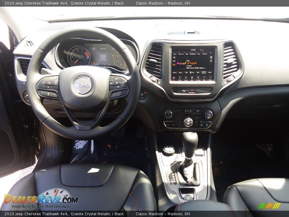 2019 Jeep Cherokee Trailhawk 4x4 Granite Crystal Metallic / Black Photo #5