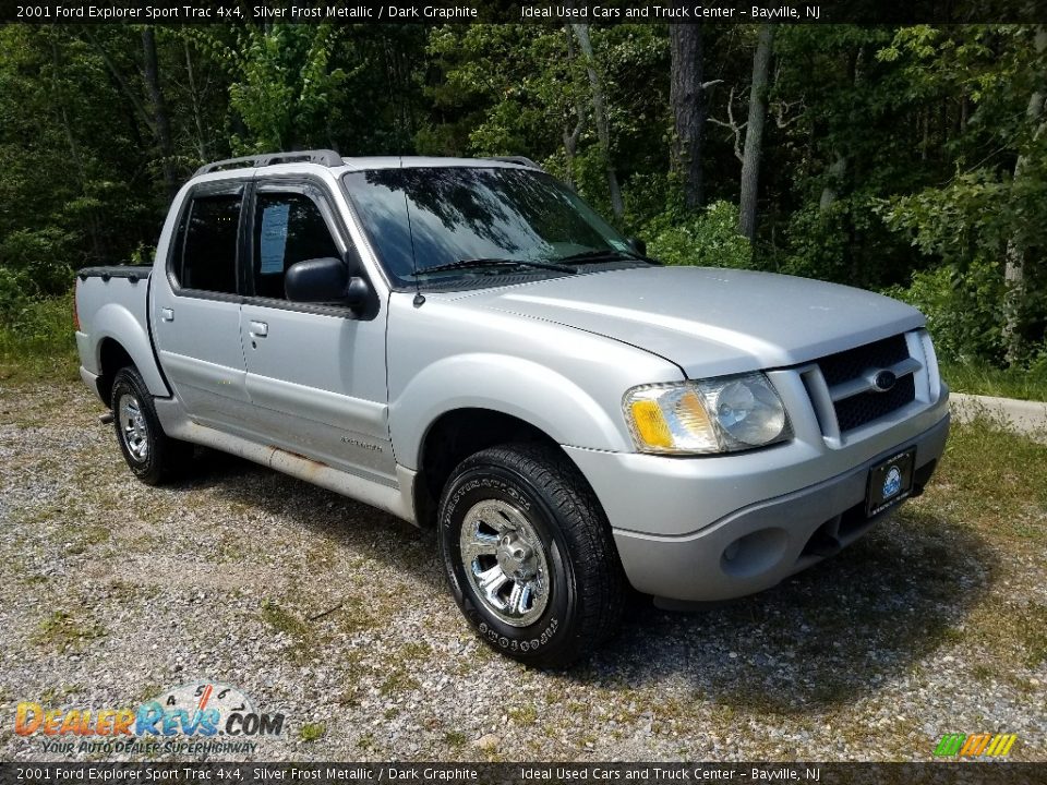 2001 Ford Explorer Sport Trac 4x4 Silver Frost Metallic / Dark Graphite Photo #3