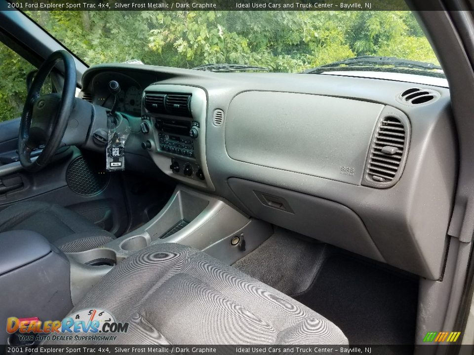 2001 Ford Explorer Sport Trac 4x4 Silver Frost Metallic / Dark Graphite Photo #9