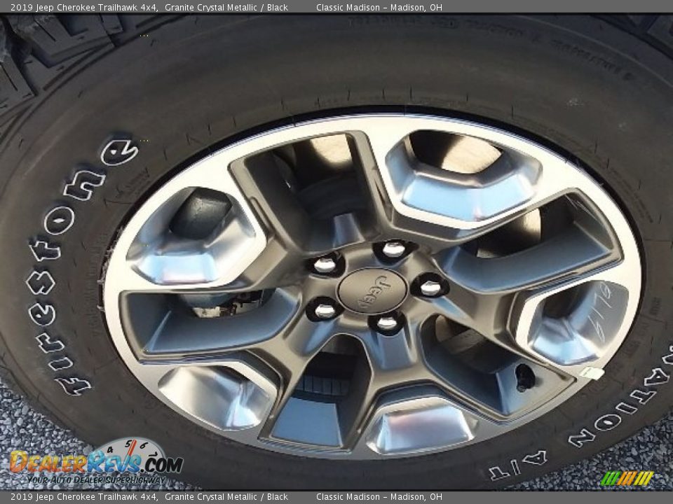 2019 Jeep Cherokee Trailhawk 4x4 Granite Crystal Metallic / Black Photo #14