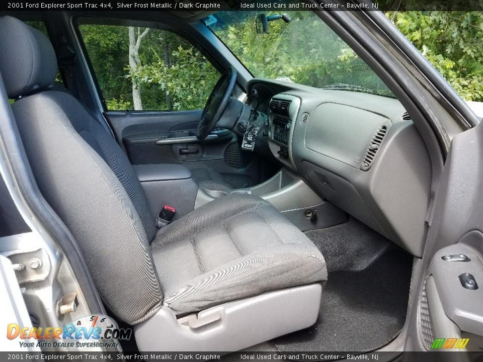 2001 Ford Explorer Sport Trac 4x4 Silver Frost Metallic / Dark Graphite Photo #10
