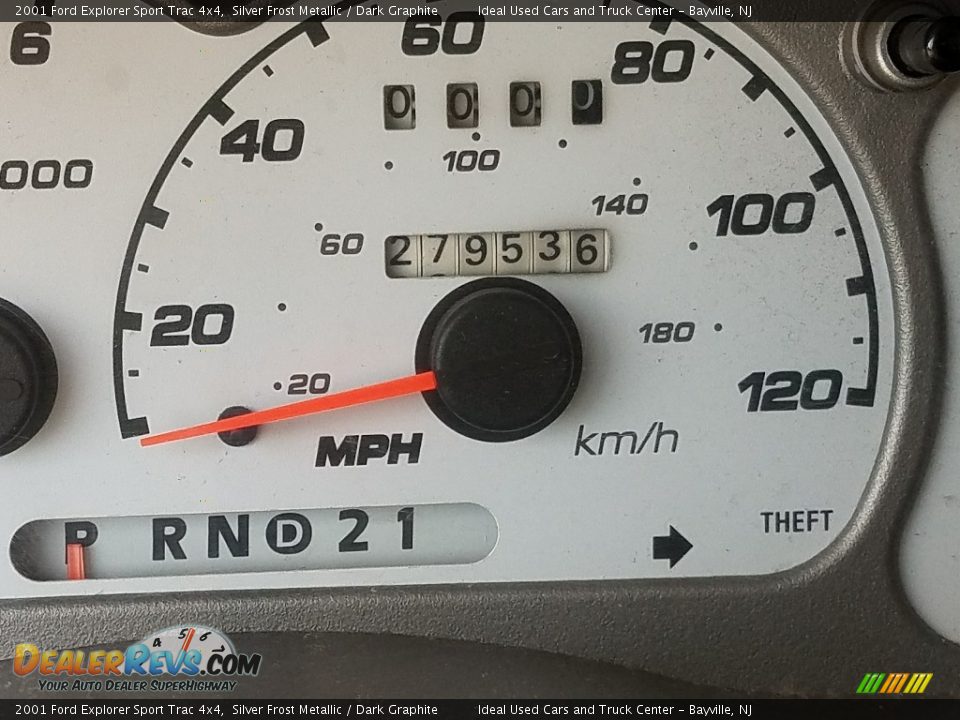 2001 Ford Explorer Sport Trac 4x4 Silver Frost Metallic / Dark Graphite Photo #15