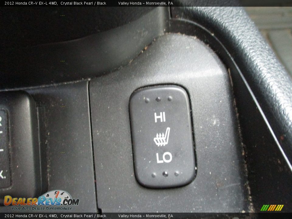 2012 Honda CR-V EX-L 4WD Crystal Black Pearl / Black Photo #16