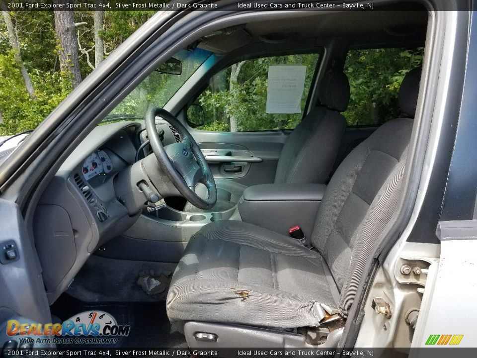2001 Ford Explorer Sport Trac 4x4 Silver Frost Metallic / Dark Graphite Photo #18