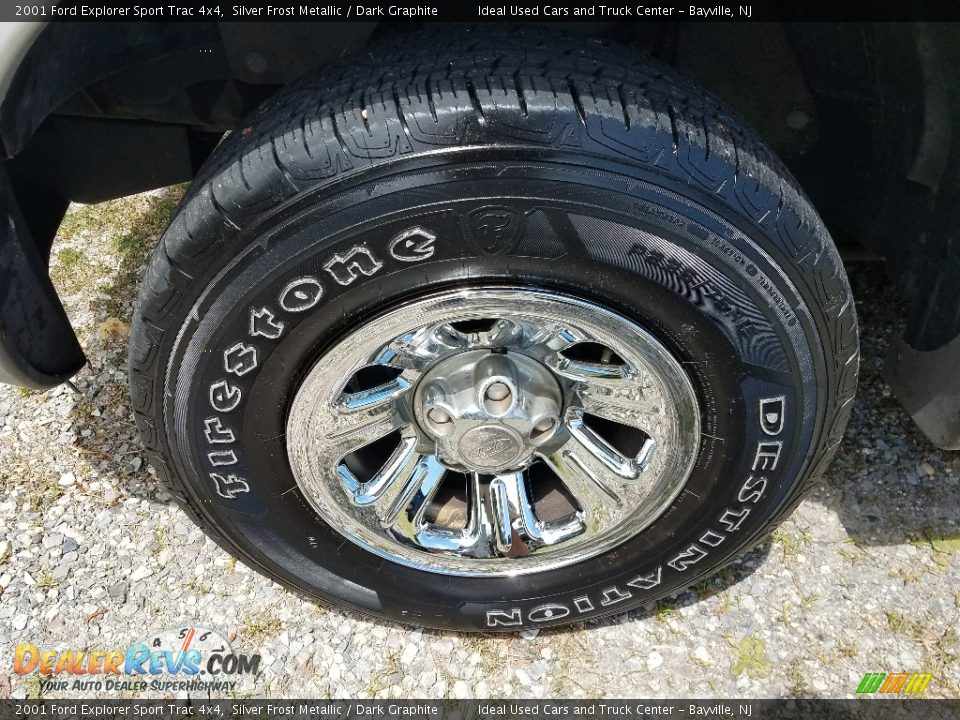 2001 Ford Explorer Sport Trac 4x4 Silver Frost Metallic / Dark Graphite Photo #21