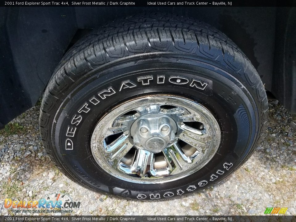2001 Ford Explorer Sport Trac 4x4 Silver Frost Metallic / Dark Graphite Photo #22