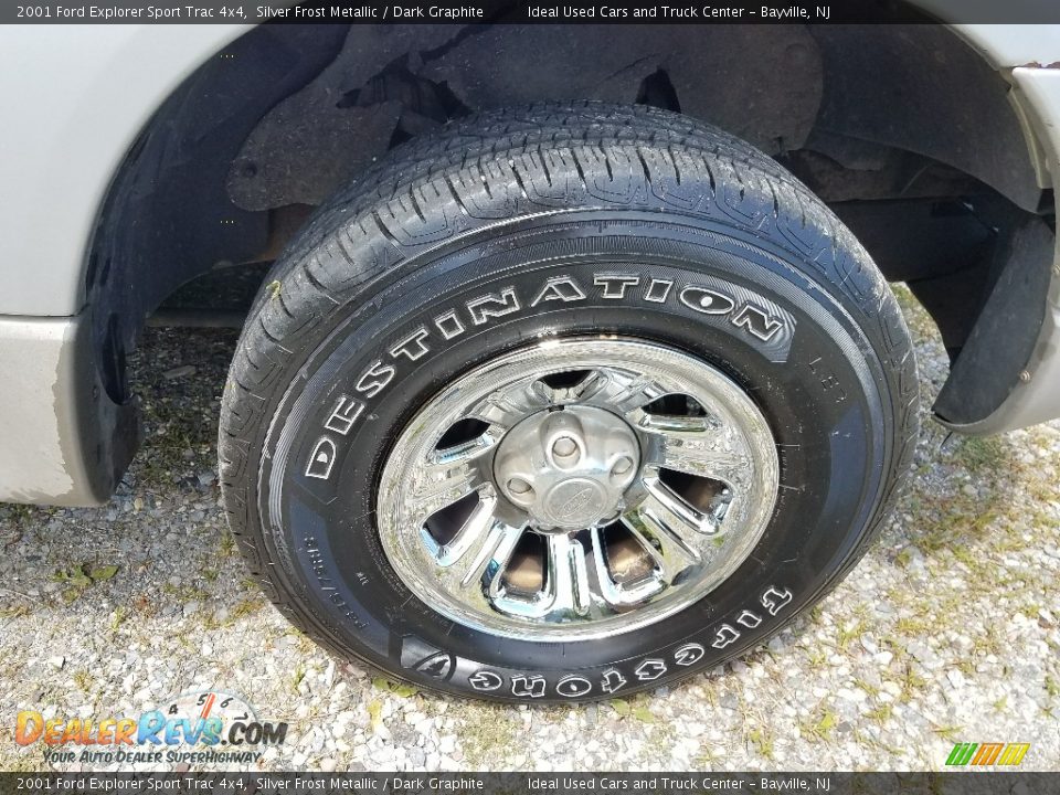 2001 Ford Explorer Sport Trac 4x4 Silver Frost Metallic / Dark Graphite Photo #23