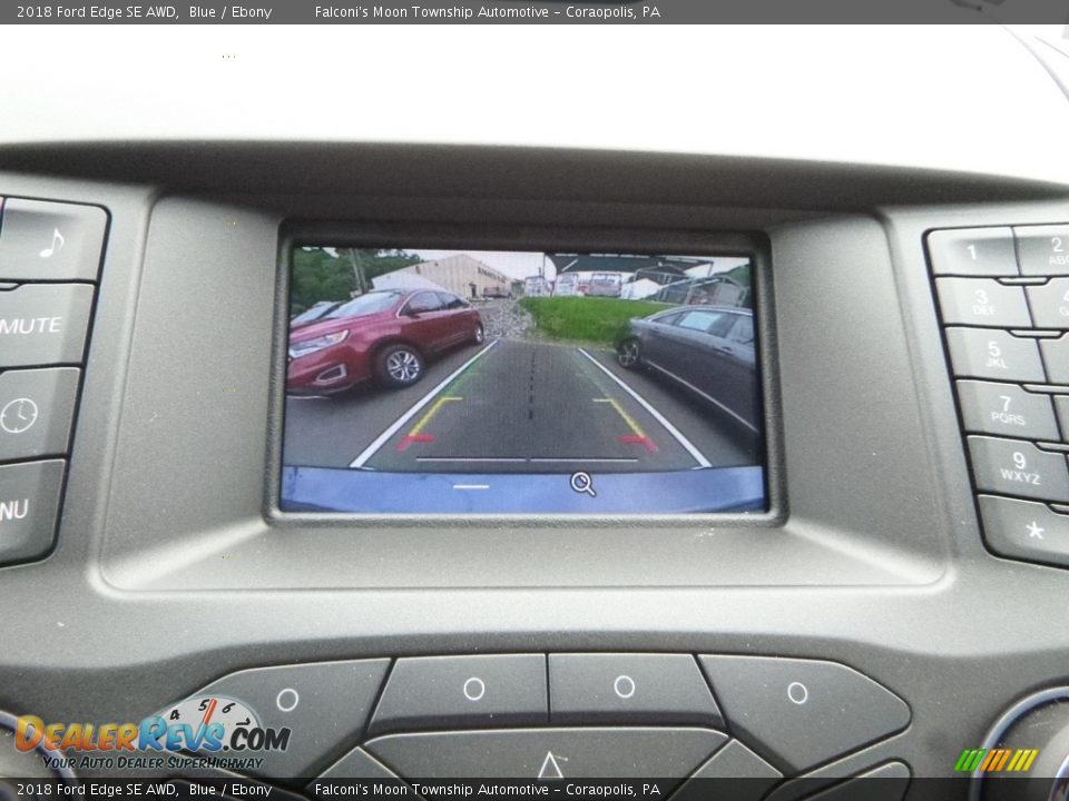 2018 Ford Edge SE AWD Blue / Ebony Photo #15