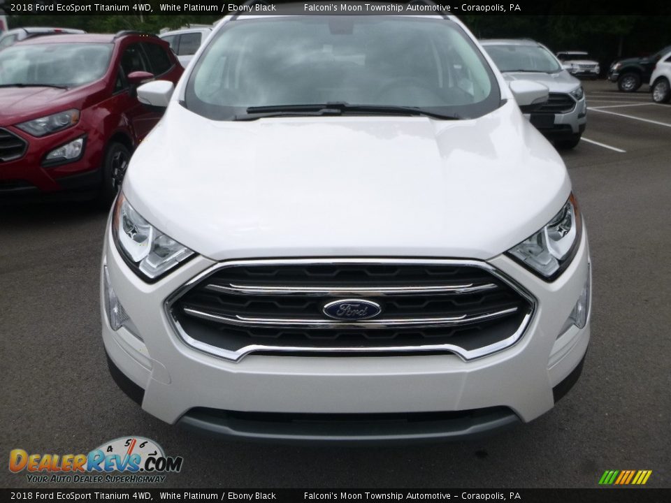 2018 Ford EcoSport Titanium 4WD White Platinum / Ebony Black Photo #4