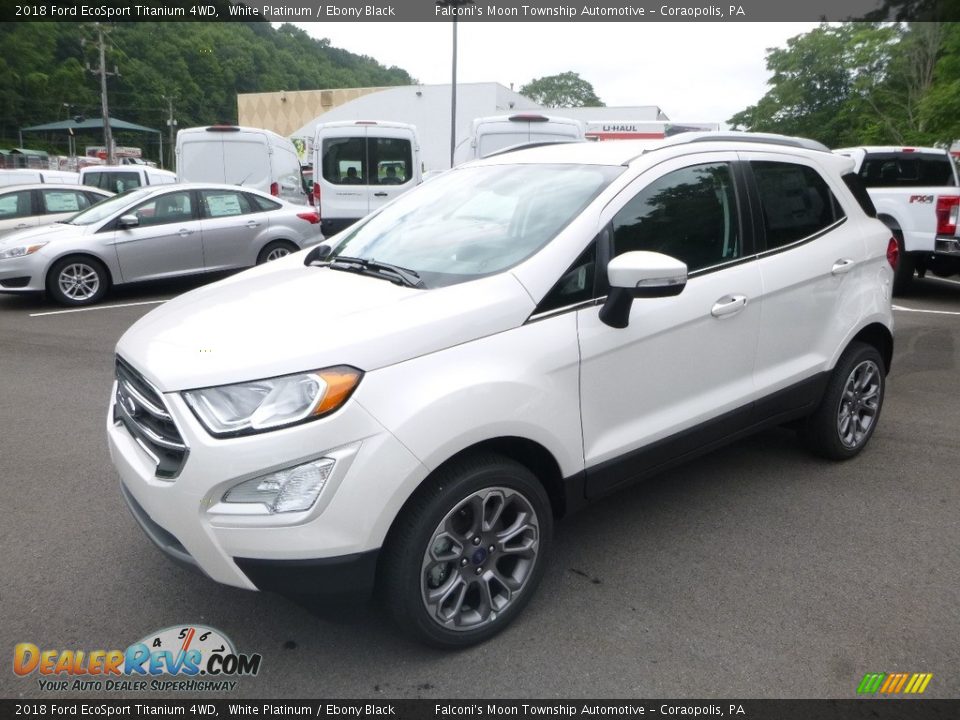 2018 Ford EcoSport Titanium 4WD White Platinum / Ebony Black Photo #5