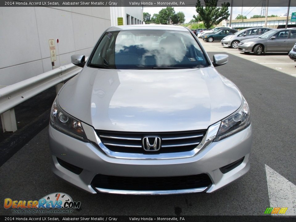 2014 Honda Accord LX Sedan Alabaster Silver Metallic / Gray Photo #7