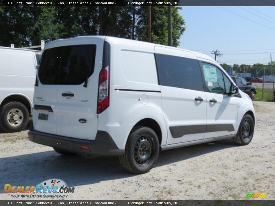 2018 Ford Transit Connect XLT Van Frozen White / Charcoal Black Photo #18