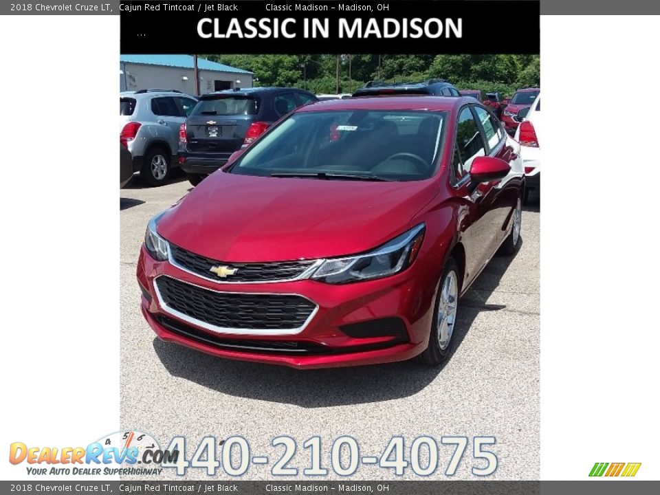 2018 Chevrolet Cruze LT Cajun Red Tintcoat / Jet Black Photo #1